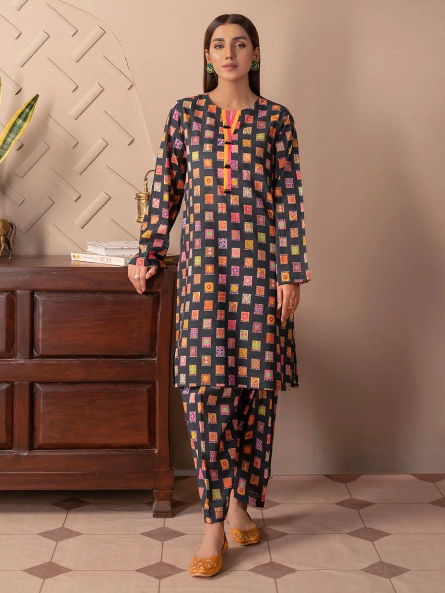 Autumn Ready to Wear Cambric Kurta by Limelight 07