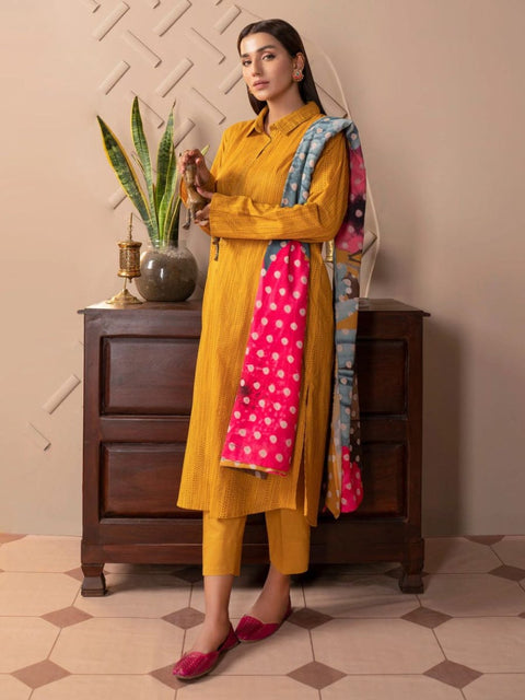 Autumn Ready to Wear Cambric 3 Pcs Dress by Limelight 21