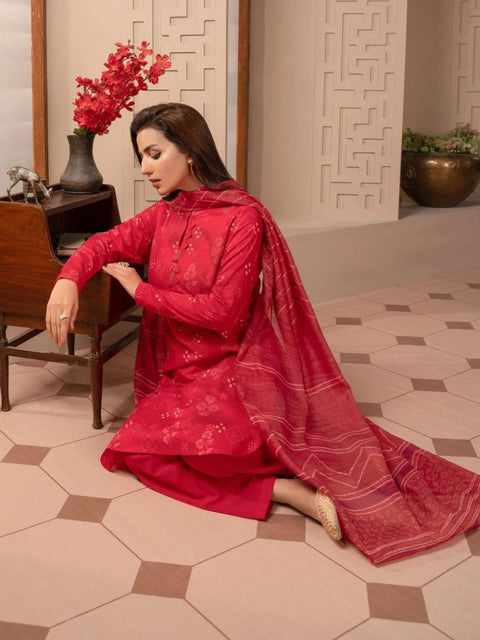 Autumn Ready to Wear Cambric 3 Pcs Dress by Limelight 34