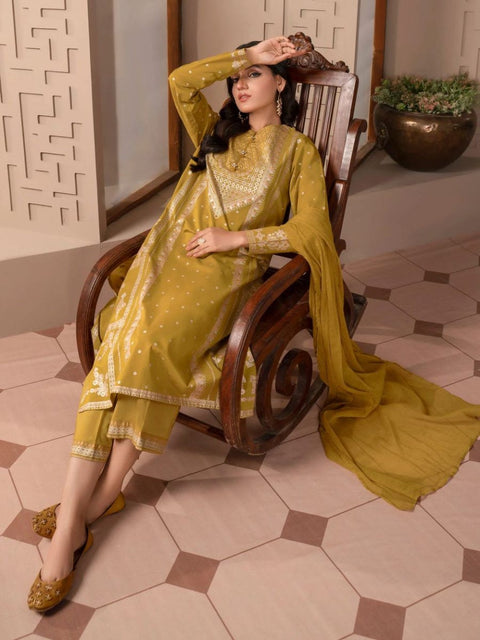 Autumn Ready to Wear Cambric 3 Pcs Dress by Limelight 20