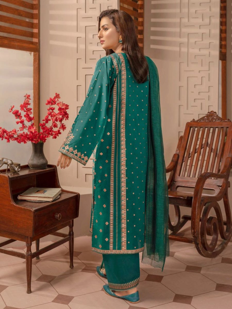 Autumn Ready to Wear Cambric 3 Pcs Dress by Limelight 19