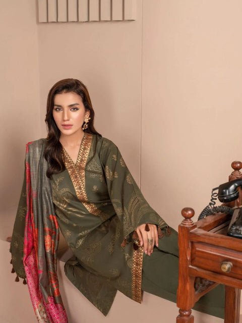 Autumn Ready to Wear Cambric 3 Pcs Dress by Limelight 32
