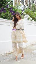 Hand Embroidered Neckline Dress by Sakeena Hasan