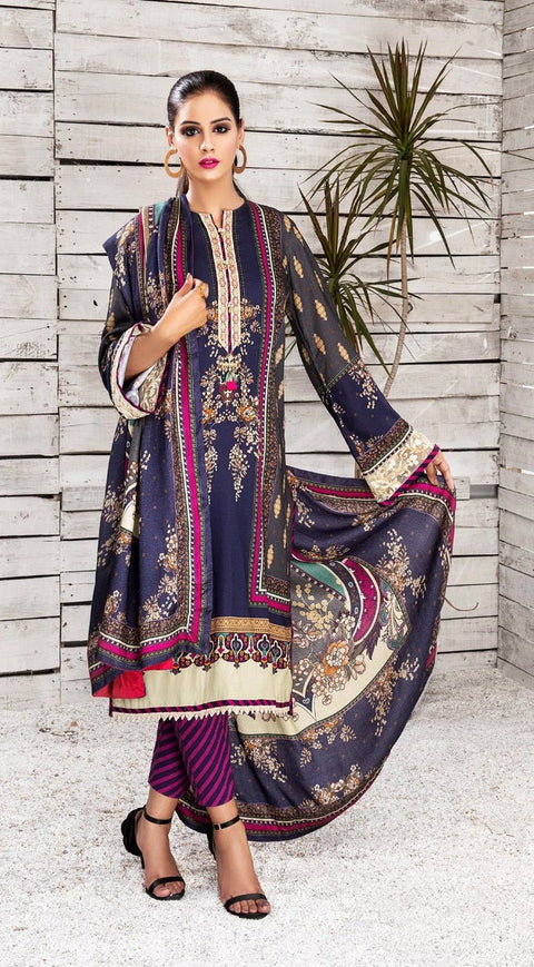 Winter Ready to Wear 3 Pcs Embroidered Dress of Anaya by Kiran Chaudhry 02