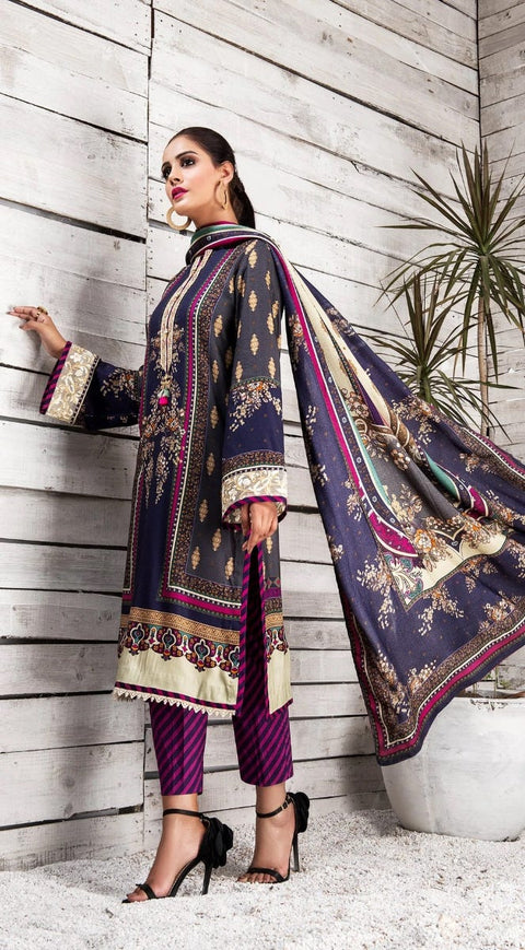 Winter Ready to Wear 3 Pcs Embroidered Dress of Anaya by Kiran Chaudhry 02
