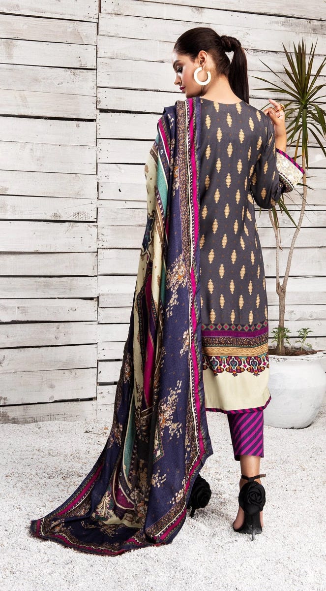 Winter Ready to Wear 3 Pcs Embroidered Dress of Anaya by Kiran Chaudhry 02