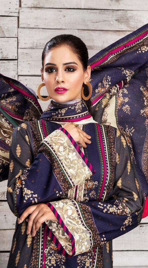 Winter Ready to Wear 3 Pcs Embroidered Dress of Anaya by Kiran Chaudhry 02