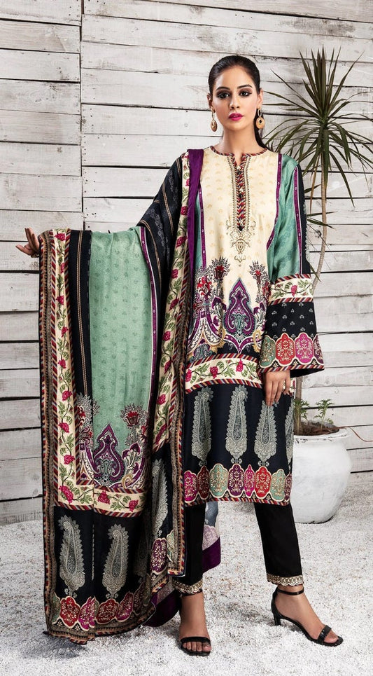 Winter Ready to Wear 3 Pcs Embroidered Dress of Anaya by Kiran Chaudhry 03