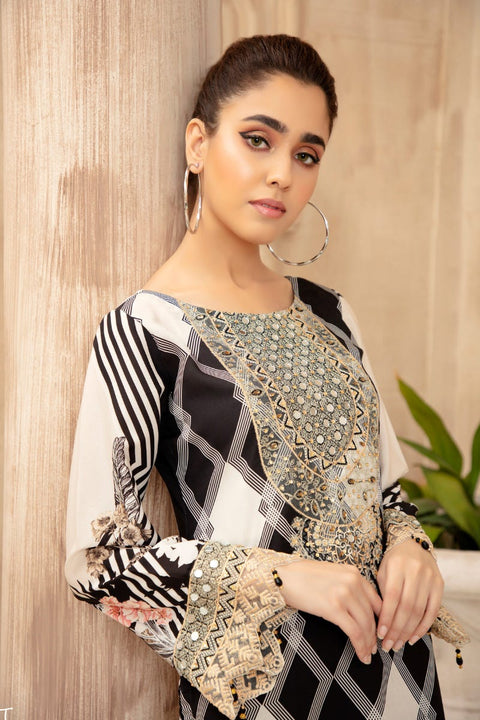 Grip Silk Ready to Wear Embroidered kurta by Mona 06
