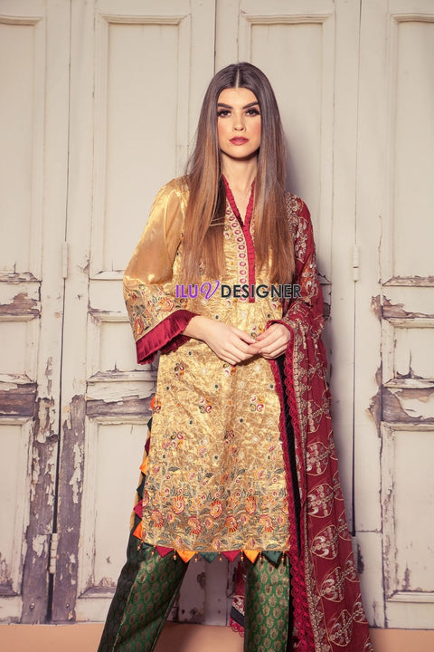 Saffron Luxury pret by Gulwarun