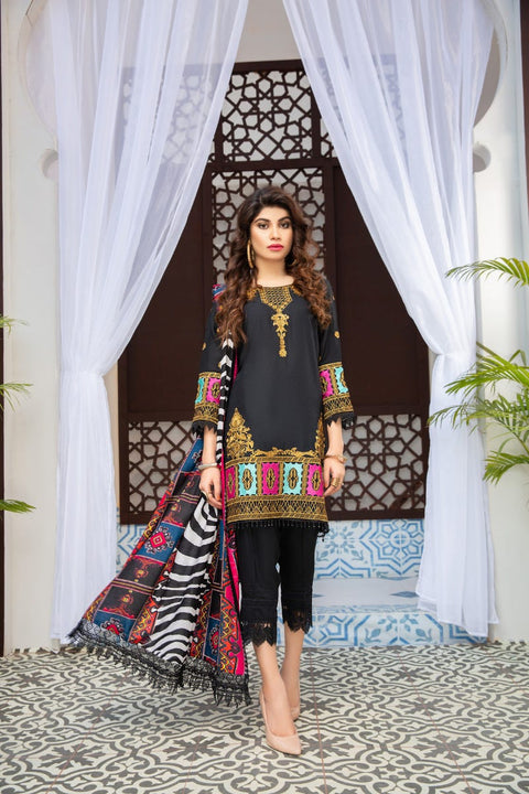 Gulwarun Winter Ready to Wear 3Pcs Embroidered Collection 04