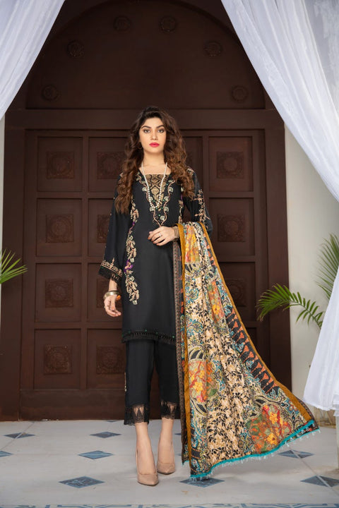 Gulwarun Winter Ready to Wear 3Pcs Embroidered Collection 06