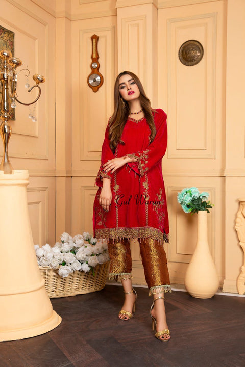 Velvet Ready to Wear Embroidered Collection by Gulwarun 14