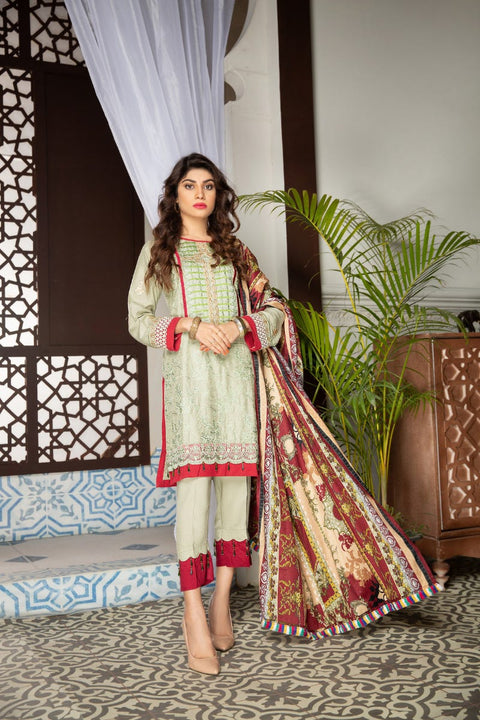 Gulwarun Winter Ready to Wear 3Pcs Embroidered Collection 10