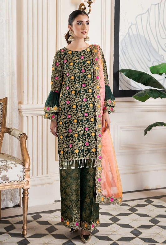Luxury Chiffon Ready to Wear 3 Pcs Collection by Gulwarun 05