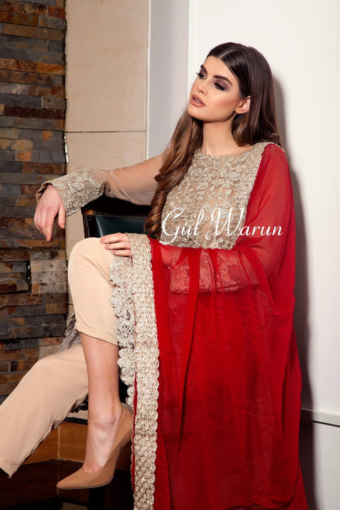 Gold Luxe Luxury Pure Chiffon Collection by Gulwarun
