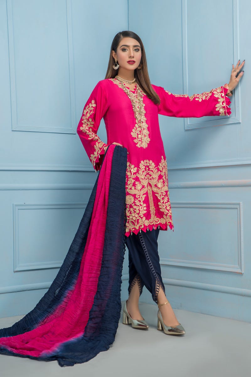 Winter 3 Pcs Ready to Wear Collection by Gulwarun 04