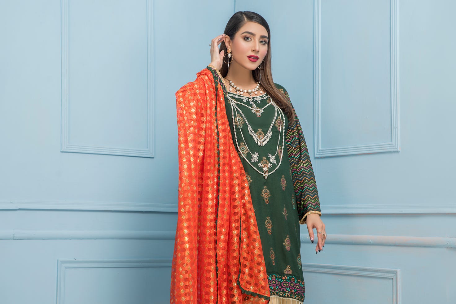 Winter 3 Pcs Ready to Wear Collection by Gulwarun 08