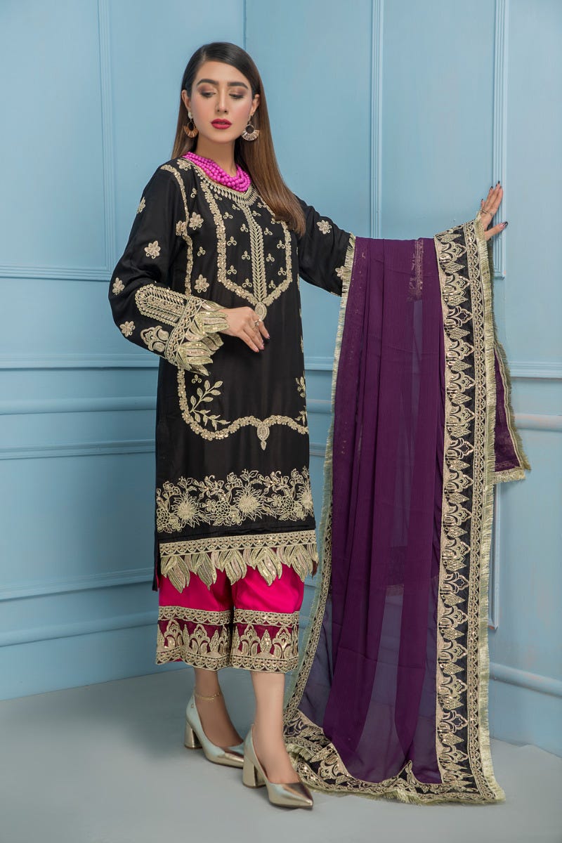 Winter 3 Pcs Ready to Wear Collection by Gulwarun 09