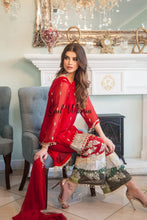 Red Charm Luxury Pret by Gulwarun