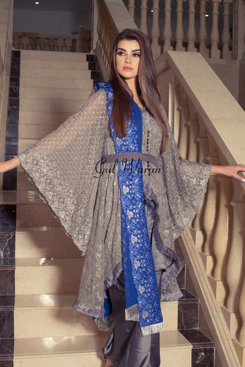 Grey Glam Luxury Formal Dress by Gulwarun