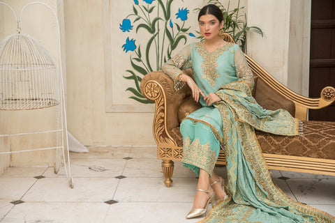 Gulwarun Formal Ready to Wear Chiffon Dress 07