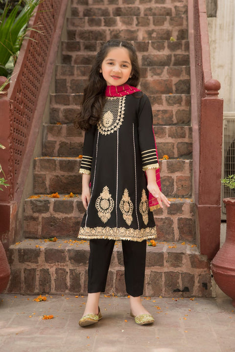 Kids Gulwarun Ready to Wear Eid Dress 3A