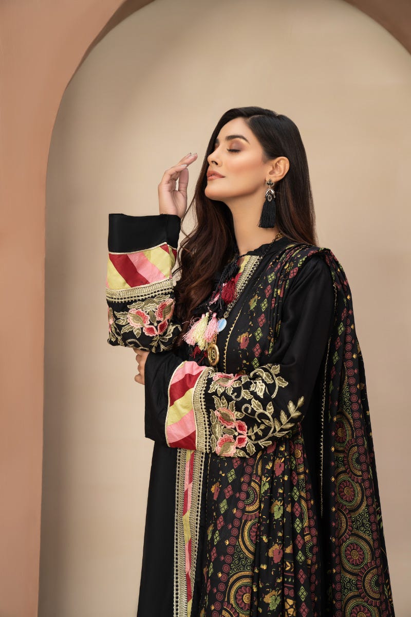 Winter Ready to Wear Linen Collection by Gulwarun 06