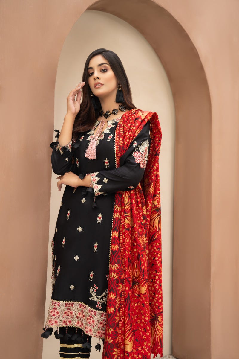 Winter Ready to Wear Linen Collection by Gulwarun 08