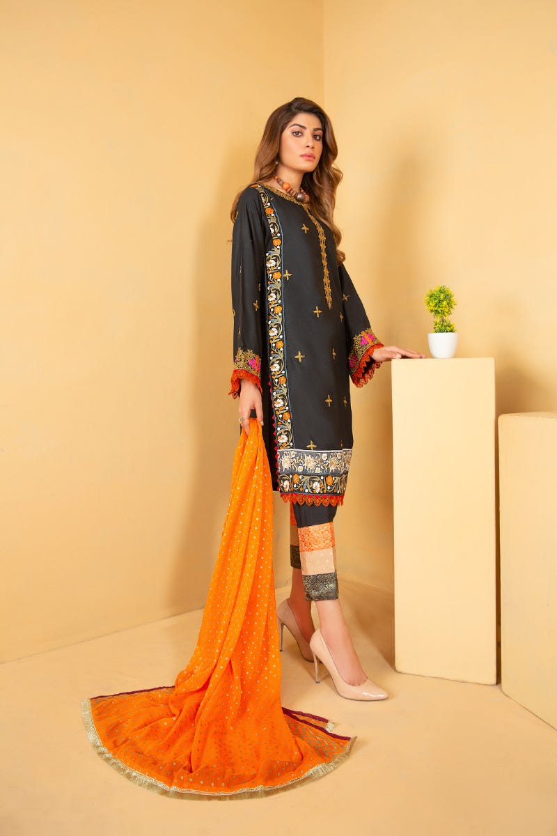 Ready to Wear Embroidered Pret Collection by Gulwarun 03