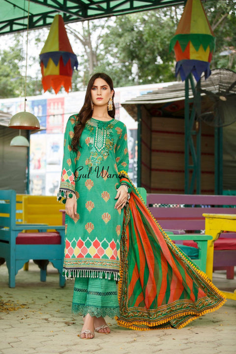 Gulwarun Eid Lawn Ready to Wear Collection 05