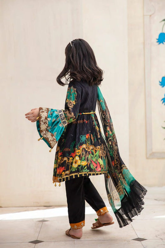 Kids Ready to Wear Haseen Lawn Embroidered Collection 02