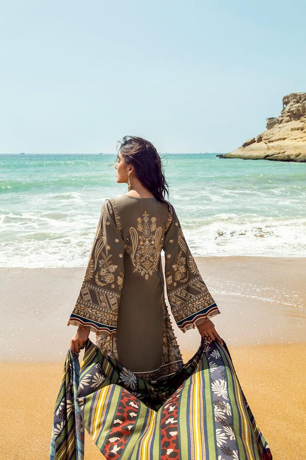 Baroque Winter Ready to Wear 3 Pcs  Dress 04