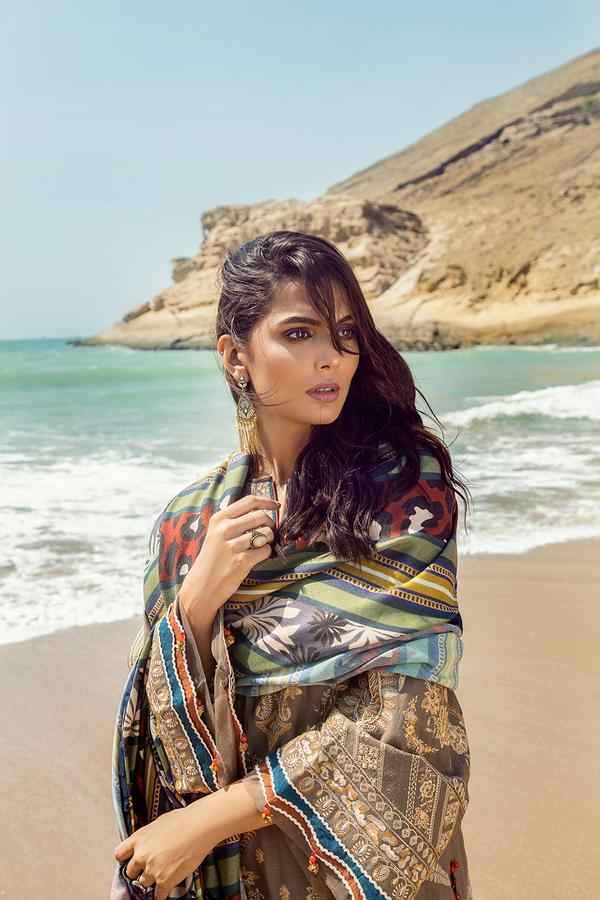 Baroque Winter Ready to Wear 3 Pcs  Dress 04