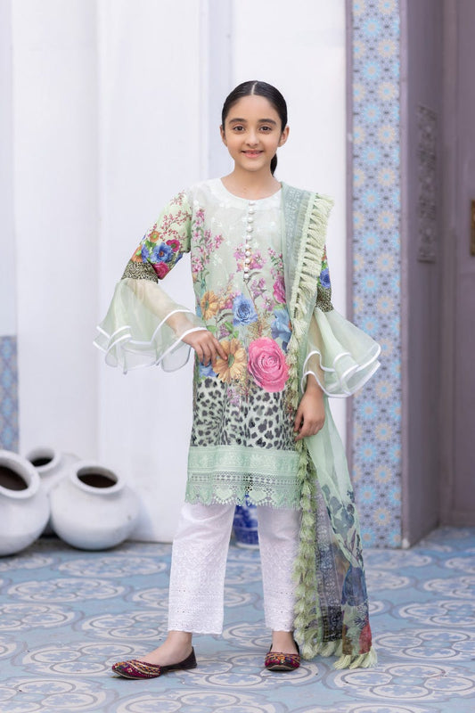 Kids Sofia 3pc Festive Embroidered Lawn 02