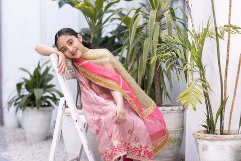 Kids Sofia 3pc Festive Embroidered Lawn 03