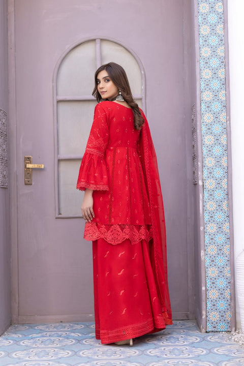 Sofia 3pc Festive Embroidered Lawn 04