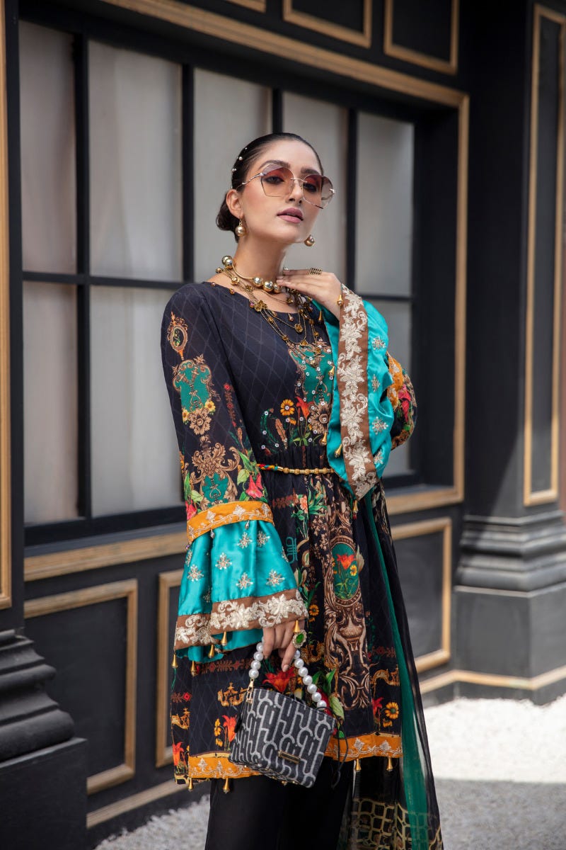 Ready to Wear Haseen Lawn Embroidered Collection 02