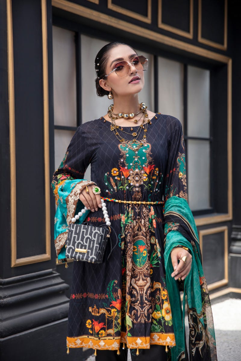 Ready to Wear Haseen Lawn Embroidered Collection 02