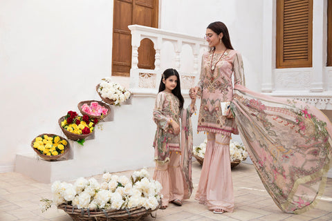 Kids Ready to Wear Haseen Lawn Embroidered Collection 04