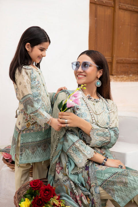 Kids Ready to Wear Haseen Lawn Embroidered Collection 05