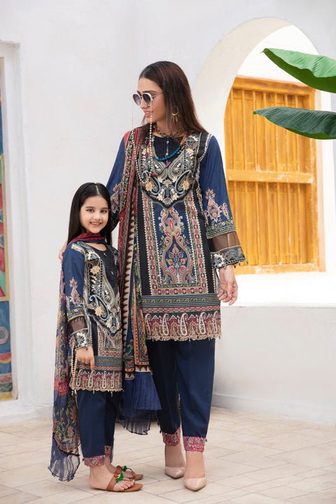 Kids Ready to Wear Haseen Lawn Embroidered Collection 07