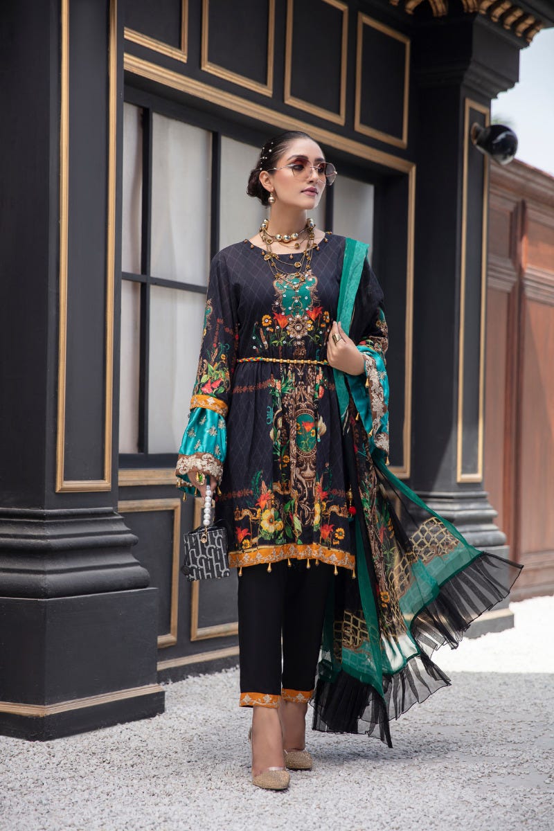 Ready to Wear Haseen Lawn Embroidered Collection 02