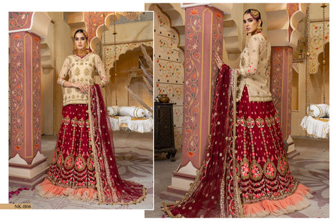 Luxury Formal Ready to Wear Net Collection by Noorma Kamal 06