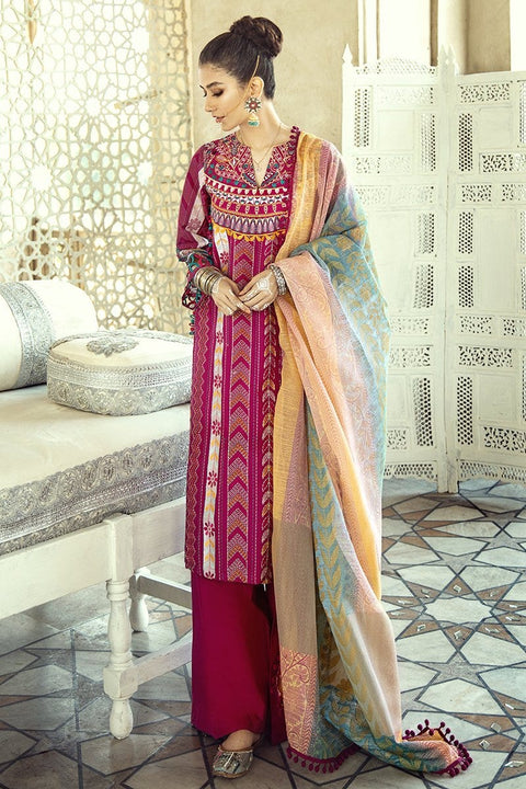 Luxury Lawn Sheesh Mahal Collection by Cross stitch 14