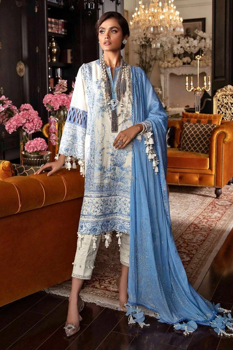 Sana Safinaz Luxury Lawn Ready to Wear Collection 07A