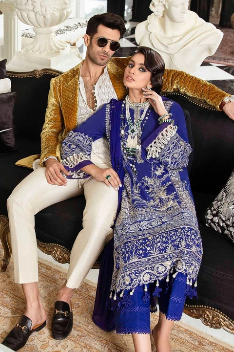Sana Safinaz Luxury Lawn Ready to Wear Collection 7B