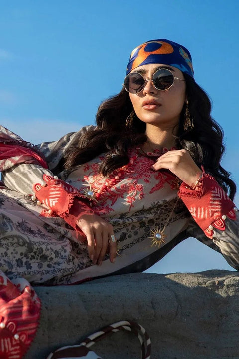 Sana Safinaz Ready to Wear Muzlin 3 Pcs Lawn Collection 13B