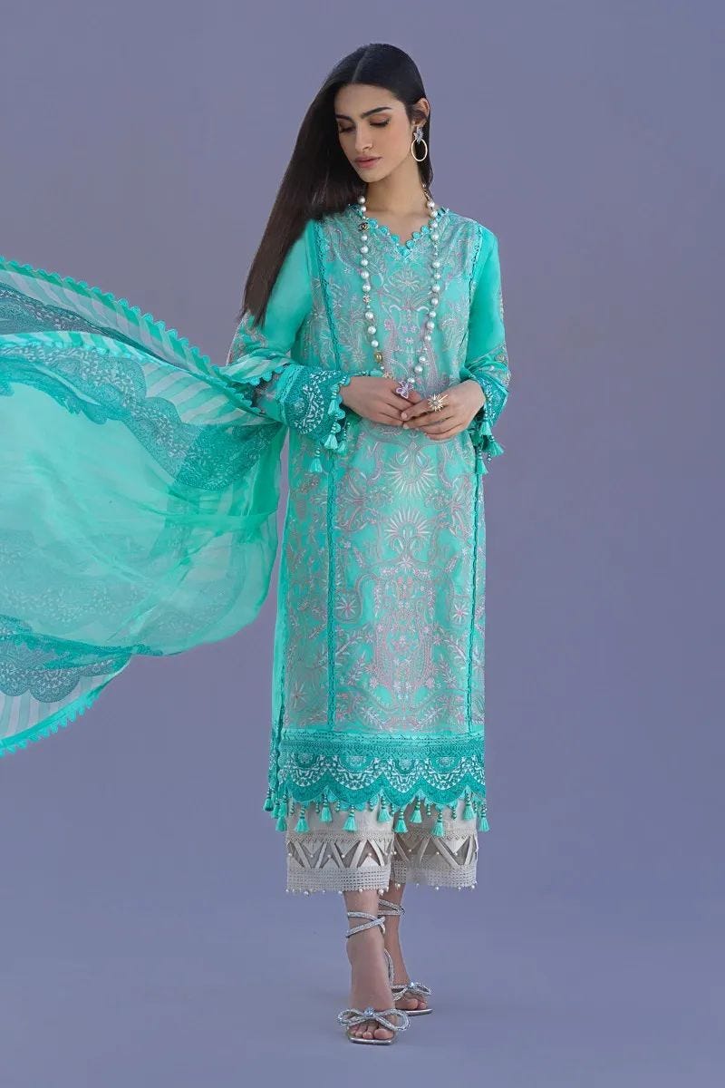 Sana Safinaz Ready to Wear Muzlin 3 Pcs Lawn Collection 20B