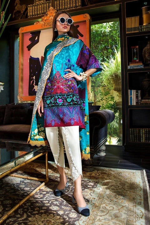 3 Pc Sana Safinaz Ready to Wear Winter 19 Mahay Collection 04A